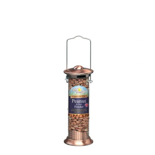 Harrisons Cast Copper Plated Peanut Feeder 20cm