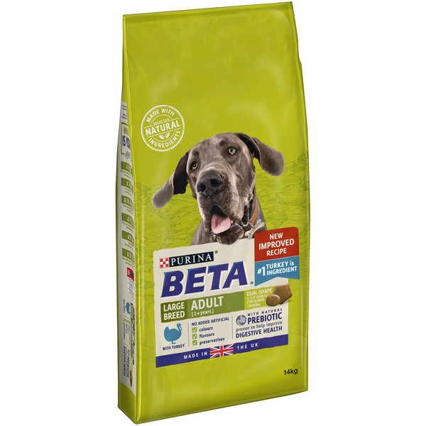 BETA® Adult Large Breed Dry Dog Food with Turkey 14kg