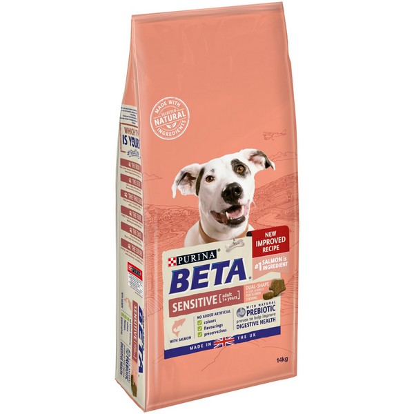 BETA® Adult Sensitive Dry Dog Food with Salmon 14kg
