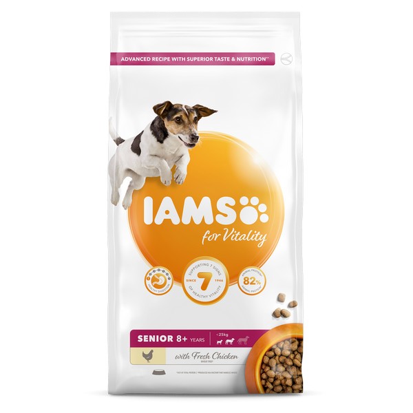 Iams Vitality Senior Small/Medium Dog Fresh chicken 12kg