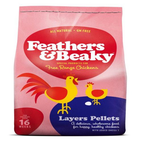 Feathers and Beaky Free Range Layers Pellets 15kg