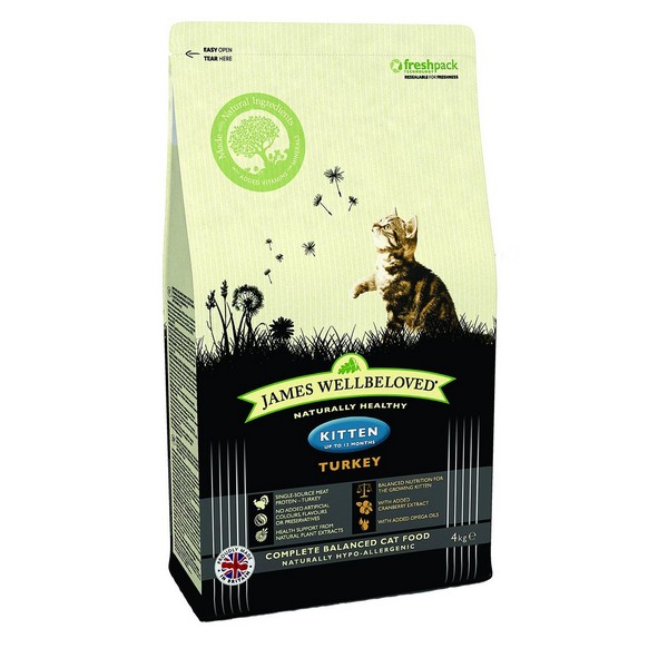 Wellbeloved Cat Food Kitten Turkey and Rice 1.5kg