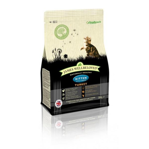 Wellbeloved Cat Food Kitten Turkey and Rice 300g