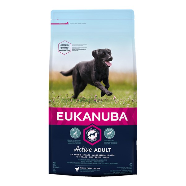 Eukanuba Active Adult Large Breed Chicken 2kg