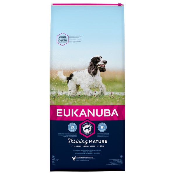 Eukanuba Thriving Mature Medium Breed Chicken 12kg