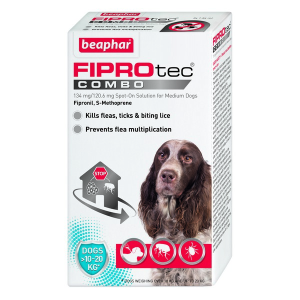 Beaphar Fiprotec Combo Medium Dog (3Pipettes)