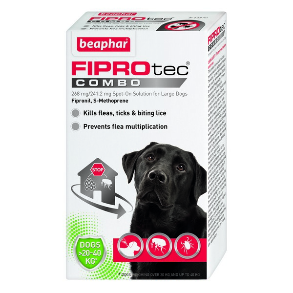 Beaphar Fiprotec Combo Large Dog (3Pipettes)