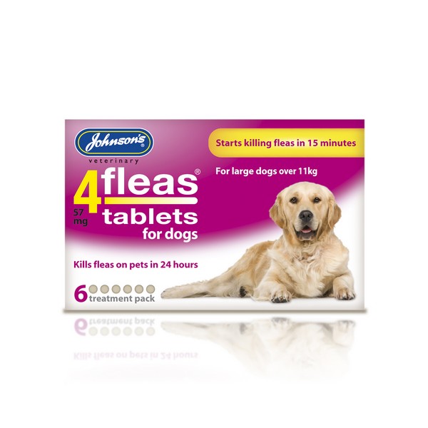 JVP 4 Fleas Dog Flea Tablets (6Tabs) Pet Paradise Pet accessories shop