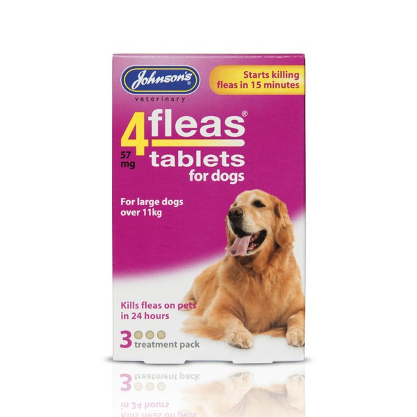 JVP 4 Fleas Dog Flea Tablets (3Tabs) Pet Paradise Pet accessories shop