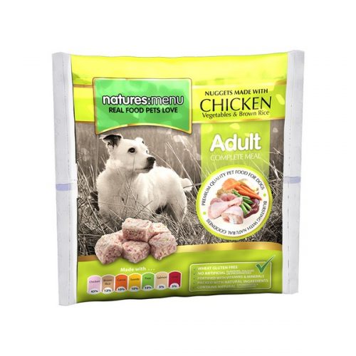 Natures Menu Frozen Nuggets Chkn Veg and Rice 1kg