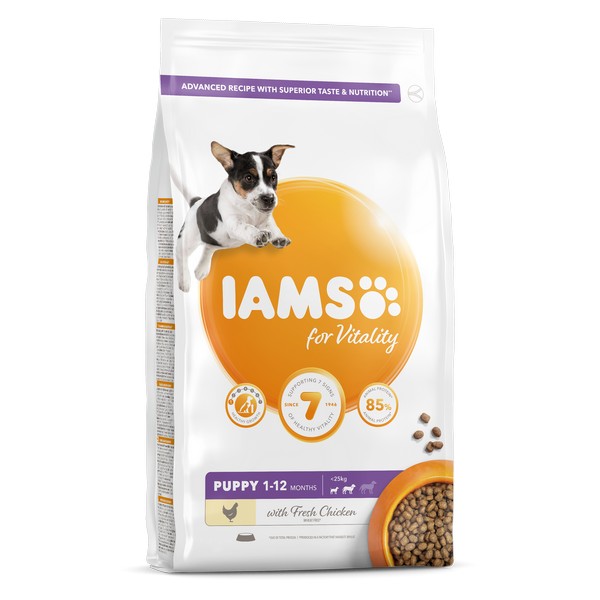 Iams Vitality Puppy Small/Med Breed Chicken 2kg
