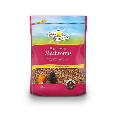 Harrisons High Energy Mealworms 1kg Pouch