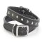 Ancol Heritage Sewn/Studded Collar Black 40cm