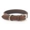 Ancol Vintage Leather Padded Collar Chestnut