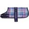 Outhwaite Padded Dog Coat Lilac Tartan 30cm