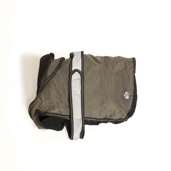 Danish Design 2 In 1 L/R Dog Coat Khaki 35cm