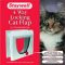 Staywell Cat Door 4 Way with Fixed Tunnel White