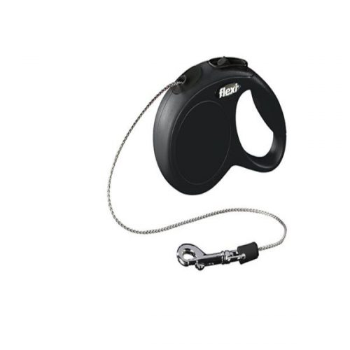Flexi Classic X Small  Black Cord 3m