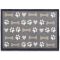Howler & Scratch Mat Neutral Paws & Bones Spots  50x75cm