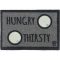 Howler & Scratch Food Mat Grey Hungry 40x60cm