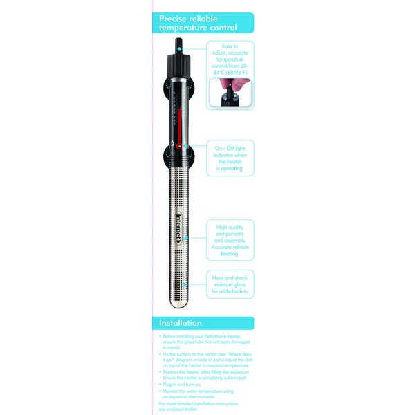 Interpet Heater Deltatherm 50w