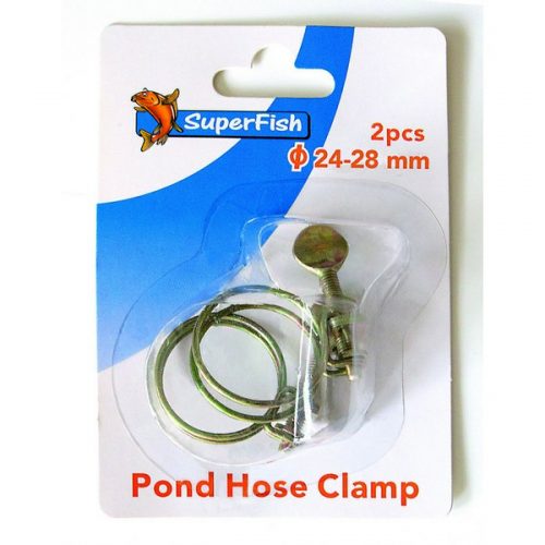 SuperFish Spiral Pond Hose Clamp (2Pcs) 24-28mm