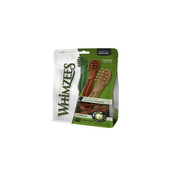 Whimzees Toothbrush XSmall 70mm (48Pk)
