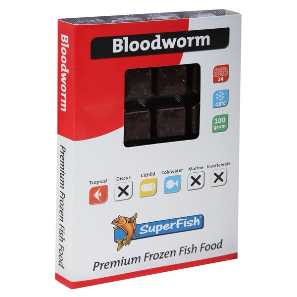 SuperFish Bloodworm 100g
